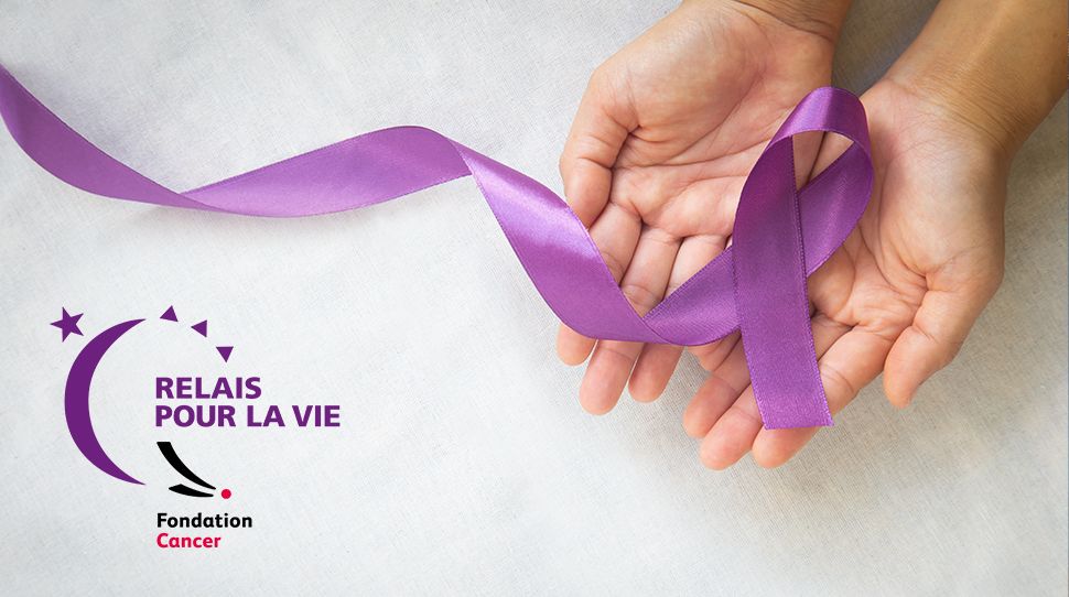 Indosuez | Fondation Cancer | Luxembourg | purple | cancer | hands